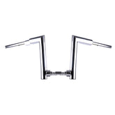 Santee Gloss Black 2" Fat 12 - Rise Hulkz Handlebar Fit For Harley Road King Sportster